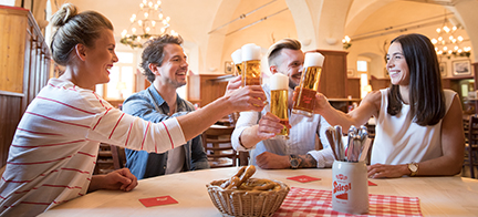 Frühschoppen in der Stiegl-Brauwelt in Salzburg