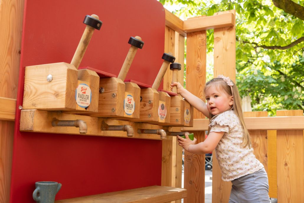 Neuer Spielplatz in der Stiegl-Brauwelt