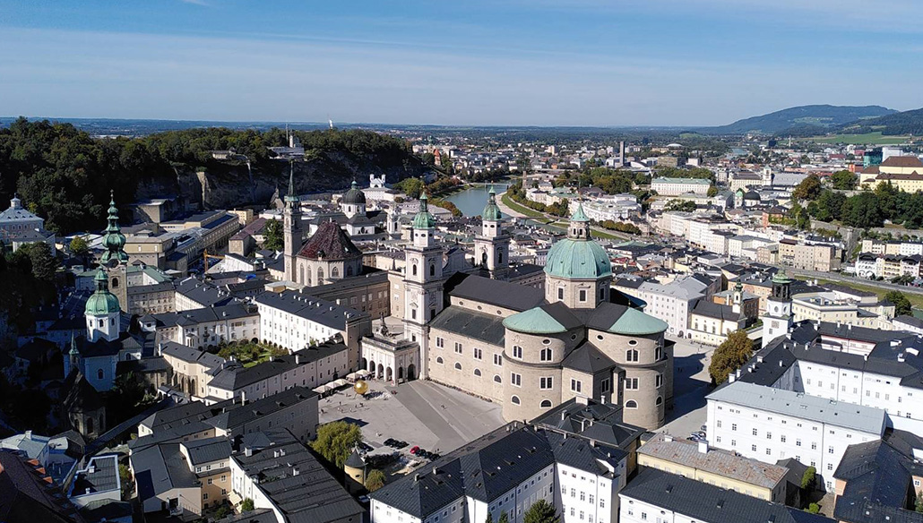 Blick über Salzburg